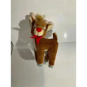 Applause Red Nosed Reindeer Plush Stuffed animal Small